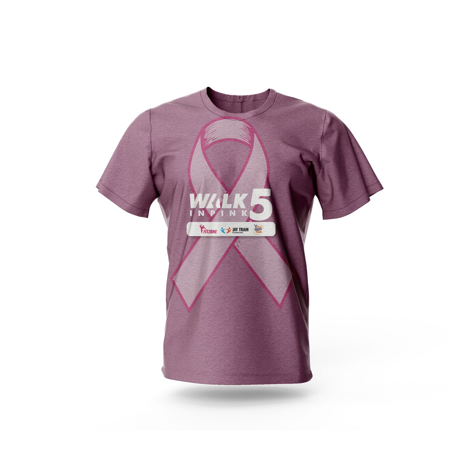Walk In Pink 5.0 shirt in Mauve, front view
